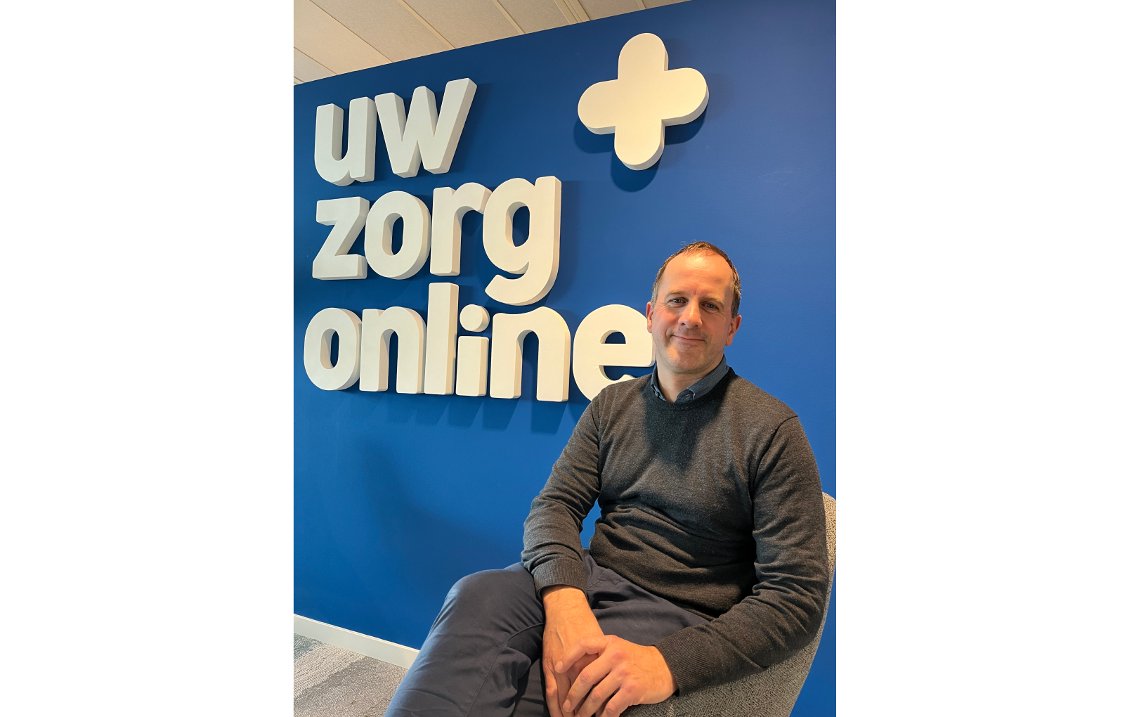 Wieger Vos, algemeen directeur van Uw Zorg Online